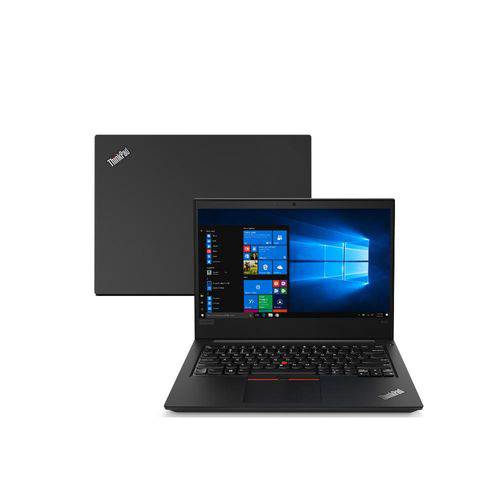 Tamanhos, Medidas e Dimensões do produto Notebook Lenovo ThinkPad E480 I5-8250U 8GB 500GB Windows 10 Pro 14" HD 20KQ0007BR Preto