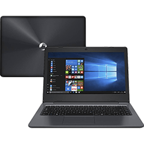 Tamanhos, Medidas e Dimensões do produto Notebook Positivo Stilo One XC3550 Intel Atom 2GB 32GB Tela LCD 14" Windows 10 - Cinza Escuro