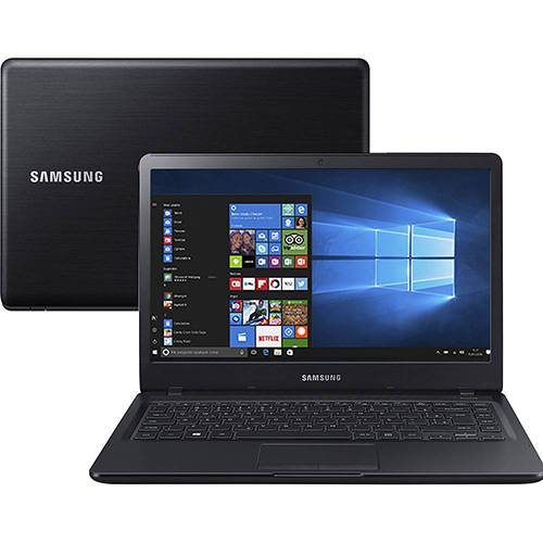 Tamanhos, Medidas e Dimensões do produto Notebook Samsung Essentials E25S Intel Dual Core 6 4GB 500GB Tela LED HD 14" Windows 10 - Preto