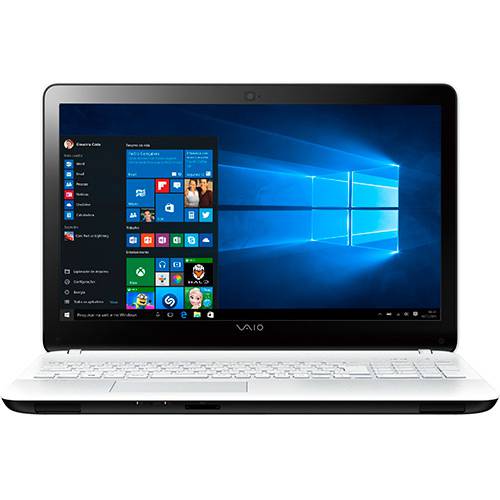 Tamanhos, Medidas e Dimensões do produto Notebook Vaio Fit 15F VJF153B0211W Intel Core I5 4GB 1TB Tela LED 15,6" Windows 10 - Branco