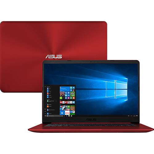 Tamanhos, Medidas e Dimensões do produto Notebook Vivobook X510UA-BR666T Intel Core I5 4GB 1TB 15,6'' W10 Home Vermelho - Asus