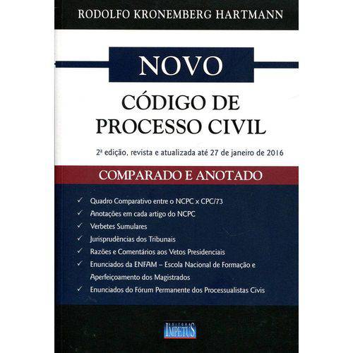 Tamanhos, Medidas e Dimensões do produto Novo Código de Processo Civil