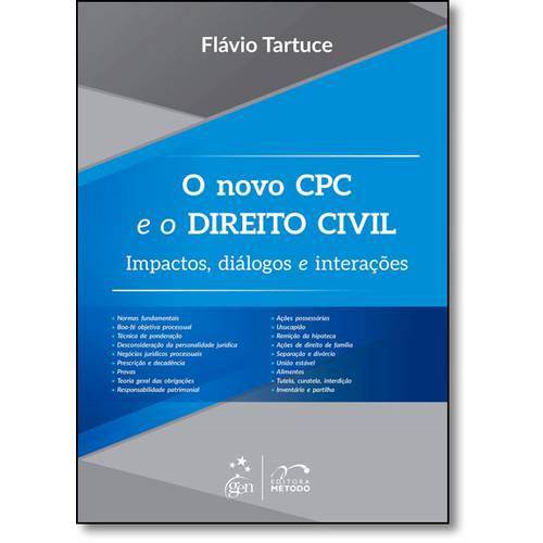 Tamanhos, Medidas e Dimensões do produto Novo Cpc e o Direito Civil: Impactos, Diálogos e Interações