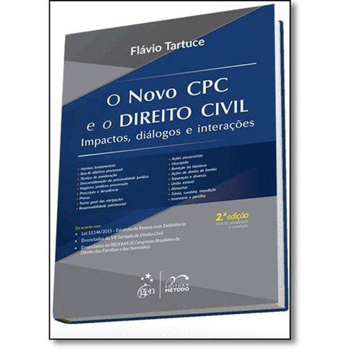 Tamanhos, Medidas e Dimensões do produto Novo Cpc e o Direito Civil, o - Tartuce - Metodo