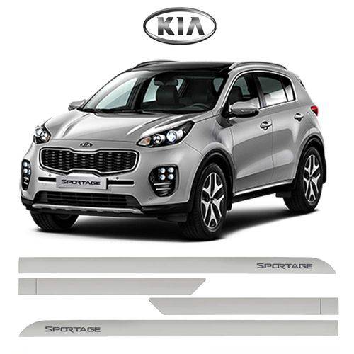 Tamanhos, Medidas e Dimensões do produto Novo Friso Lateral Slim Kia Sportage 2017 Prata Brilhante