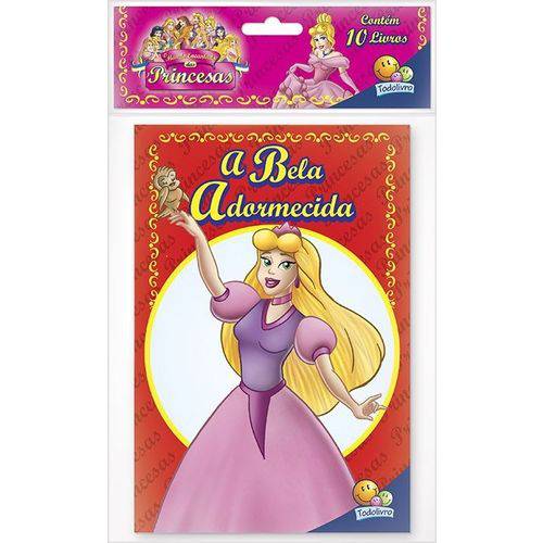 Tamanhos, Medidas e Dimensões do produto O Mundo Encantado das Princesas: Kit C/ 10 Livrinhos