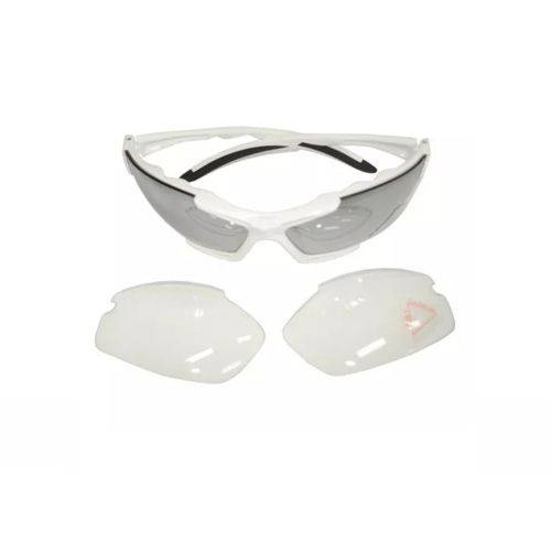 Tamanhos, Medidas e Dimensões do produto Óculos Ciclismo com Lente Transparente e Fumê Hweison Branco