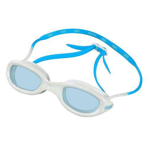 Tamanhos, Medidas e Dimensões do produto Óculos de Natação Neon Plus Branco Azul Claro - Speedo