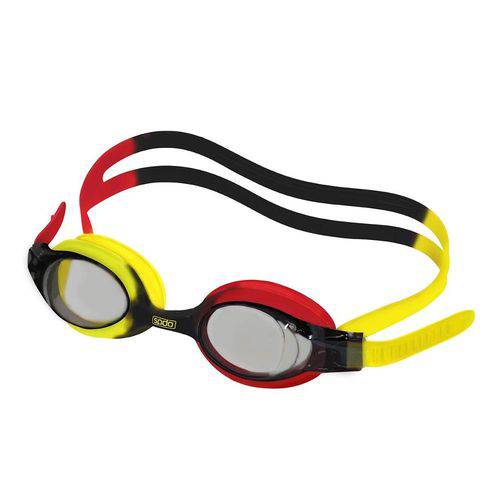 Tamanhos, Medidas e Dimensões do produto Óculos de Natação Quick Junior Vermelho/Fumê - Speedo