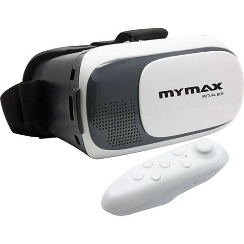 Tamanhos, Medidas e Dimensões do produto Óculos de Realidade Virtual 3D V-Box Branco - Mymax