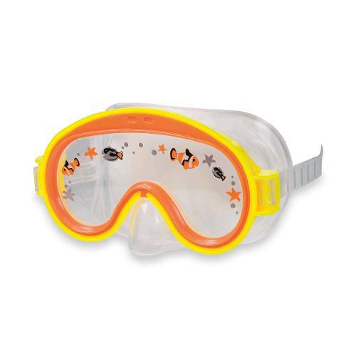 Tamanhos, Medidas e Dimensões do produto Óculos Natação Regulável Mergulho Mascara Infantil Amarelo Intex