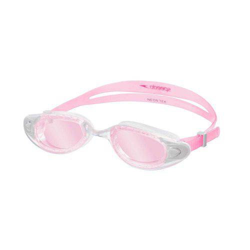 Tamanhos, Medidas e Dimensões do produto Óculos Neon Tek para Natação Transparente Rosa 509151 Speedo
