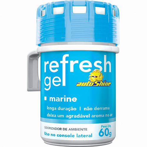 Tamanhos, Medidas e Dimensões do produto Odorizante Gel Refresh Marine 60 G - Autoshine