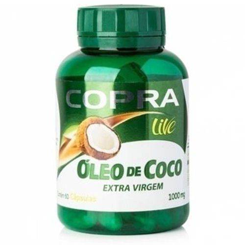 Tamanhos, Medidas e Dimensões do produto Óleo de Coco Extra Virgem (1000mg) 60 Cápsulas