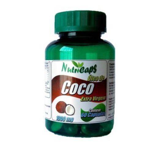 Tamanhos, Medidas e Dimensões do produto Óleo de Coco Extra Virgem 1000mg - 60 Cápsulas