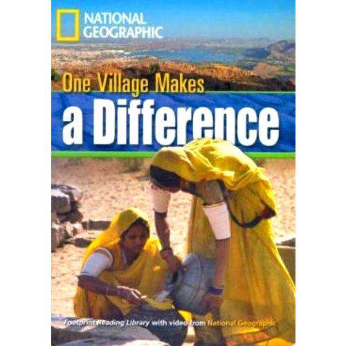 Tamanhos, Medidas e Dimensões do produto One Village Makes a Difference - Footprint Reading Library - British English - Level 3 - Book