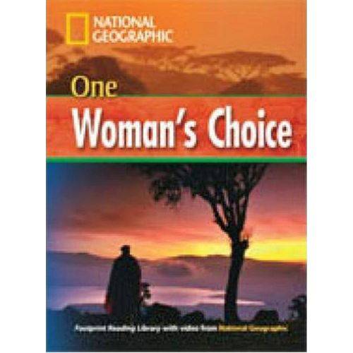 Tamanhos, Medidas e Dimensões do produto One Woman's Choice - Footprint Reading Library - British English - Level 4 - Book