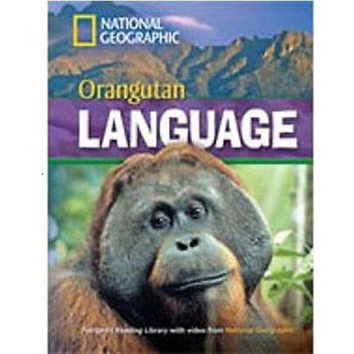 Tamanhos, Medidas e Dimensões do produto Orangutan Language - British English - Footprint Reading Library - Level 4 1600 B1