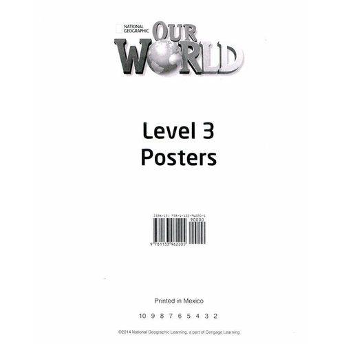 Tamanhos, Medidas e Dimensões do produto Our World 3 - Poster Set