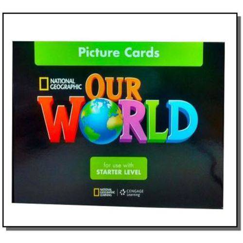 Tamanhos, Medidas e Dimensões do produto Our World Starter Picture Cards - American