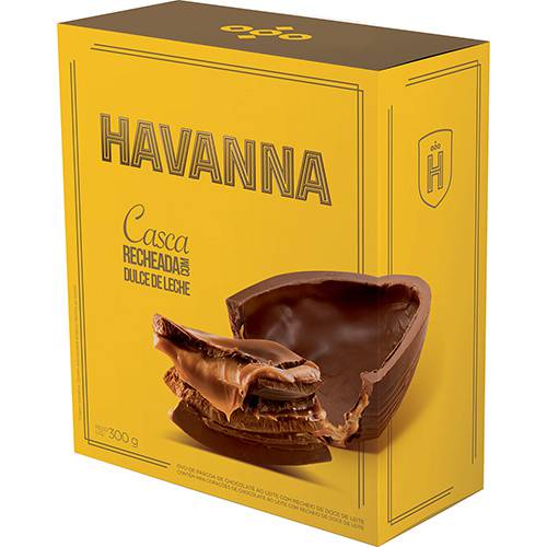 Tamanhos, Medidas e Dimensões do produto Ovo de Páscoa ao Leite com Casca Recheada 300g - Havanna