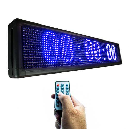 Tamanhos, Medidas e Dimensões do produto Painel Cronômetro de LED 1m X 20cm Contagem + Textos e Efeitos em Alto Brilho a Prova D'água