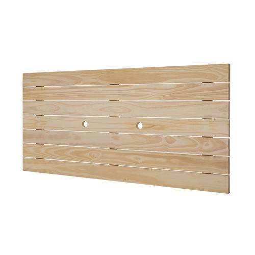 Tamanhos, Medidas e Dimensões do produto Painel para Tv e Cabeceira Queen Size Ripada Paint - Cru