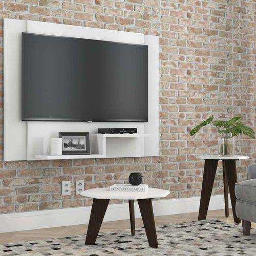 Tamanhos, Medidas e Dimensões do produto Painel para Tv Enzo Plus 120x90 Cm - Branco