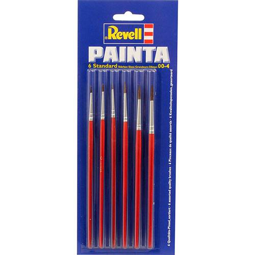Tamanhos, Medidas e Dimensões do produto Painta Standard 6 Brushes Revell REV 29621