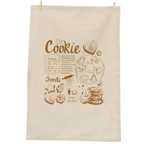 Tamanhos, Medidas e Dimensões do produto Pano de Prato Cusinier - Linha Bakery / Modelo Cookie