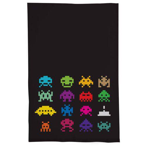 Tamanhos, Medidas e Dimensões do produto Pano de Prato Space Invader