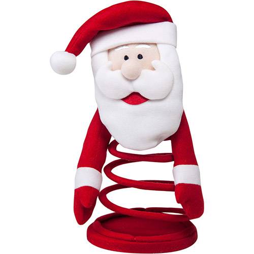 Tamanhos, Medidas e Dimensões do produto Papai Noel Mola 33cm - Christmas Traditions