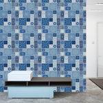 Tamanhos, Medidas e Dimensões do produto Papel de Parede Adesivo - Azulejos - X037ppz