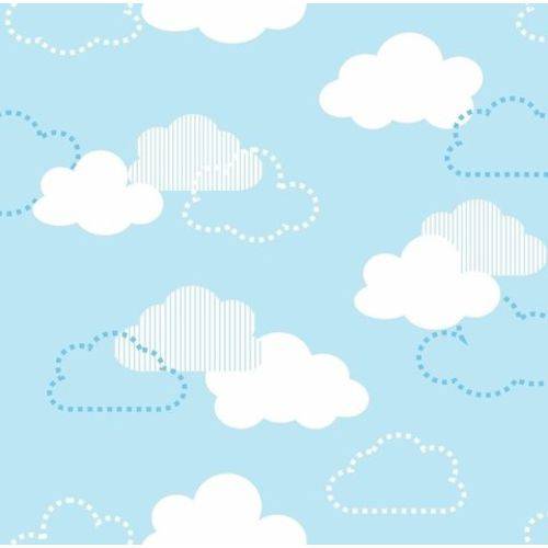 Tamanhos, Medidas e Dimensões do produto Papel de Parede Adesivo Infantil Nuvens Azuis