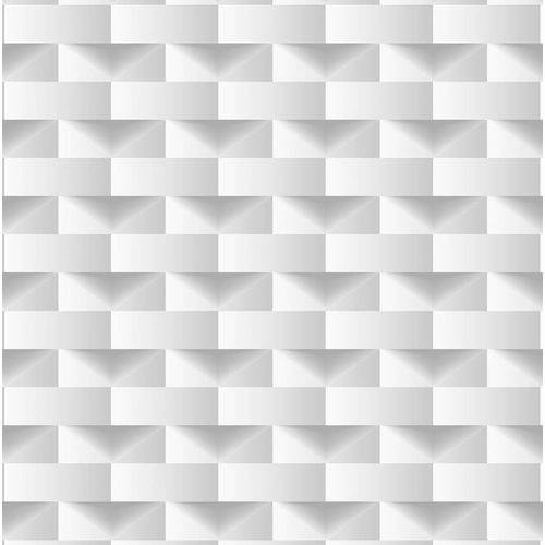 Tamanhos, Medidas e Dimensões do produto Papel de Parede Bobinex Dimensoes Branco Abstrato 3d Bobinex Formas
