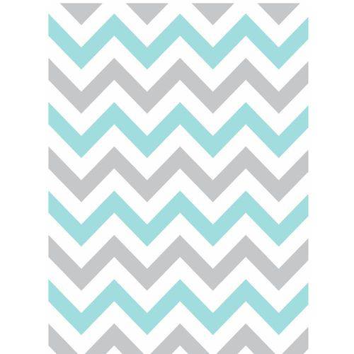 Tamanhos, Medidas e Dimensões do produto Papel de Parede Chevron ZigZag Autoadesivo 305x59cm - Mod.02