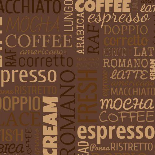 Tamanhos, Medidas e Dimensões do produto Papel de Parede Gourmet Adesivo Coffee Cafeteria Lanchonete