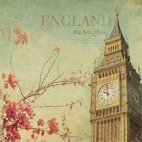 Tamanhos, Medidas e Dimensões do produto Papel Decoupage Adesiva 20X20 England DA20-059 - Litoarte