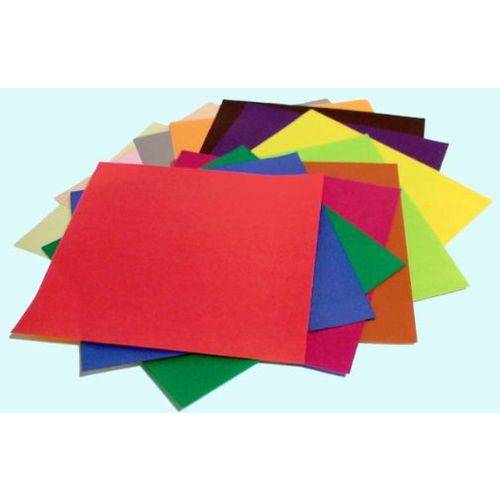 Tamanhos, Medidas e Dimensões do produto Papel Dobradura Especial Origami 15 Cm Colorido 100 Folhas 20 Cores