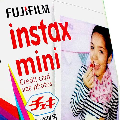 Tamanhos, Medidas e Dimensões do produto Papel Fotográfico Instax - Embalagem com 20 Unidades - Fujifilm