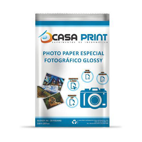 Tamanhos, Medidas e Dimensões do produto Papel Glossy Film A4 Océ Microporoso 110g - Pct 20fls