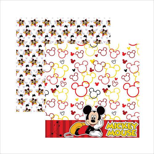 Tamanhos, Medidas e Dimensões do produto Papel P/ Scrapbook TEC Mickey Paisagem SDFD017 19311