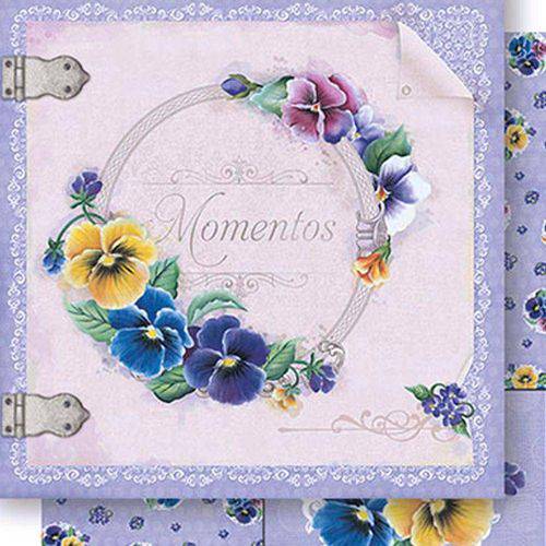 Tamanhos, Medidas e Dimensões do produto Papel Scrapbook Dupla Face Momentos Sd1043 Lili Negrao - Litoarte