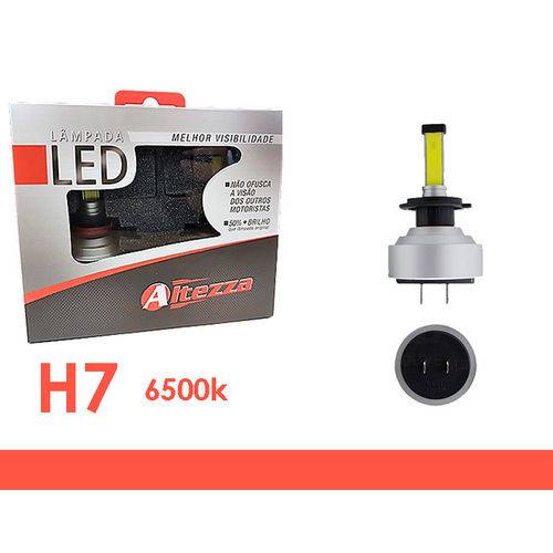 Tamanhos, Medidas e Dimensões do produto Par Lâmpadas Led Altezza H7 6500k 9 - 28V 2000 Lúmens Plug And Play