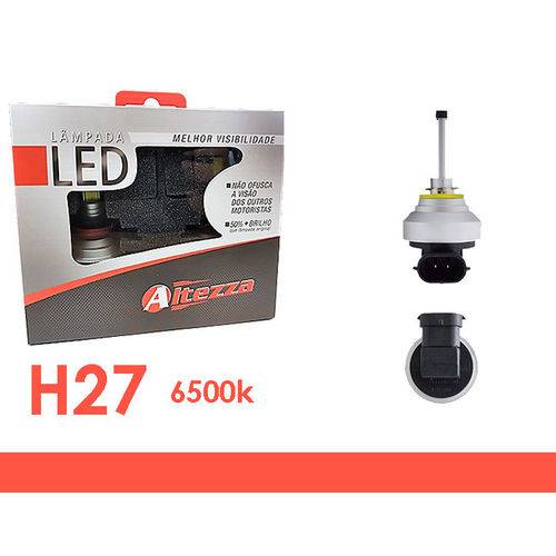 Tamanhos, Medidas e Dimensões do produto Par Lâmpadas Led Altezza H27 6500k 9 - 28V 2000 Lúmens Plug And Play