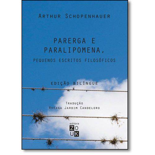 Tamanhos, Medidas e Dimensões do produto Parerga e Paralipomena, Pequenos Escritos Filosofi