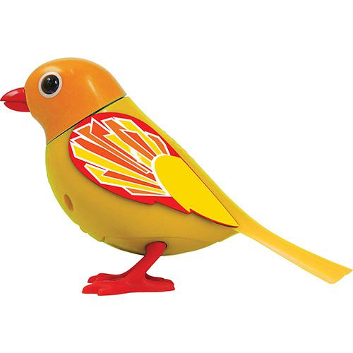 Tamanhos, Medidas e Dimensões do produto Pássaro Eletrônico DigiBirds Sunbeam Amarelo/Laranja - DTC