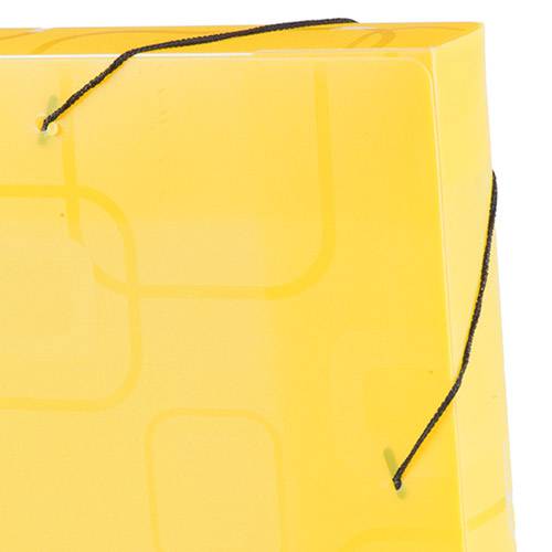 Tamanhos, Medidas e Dimensões do produto Pasta Aba Elástico Oficio Lombo Dellofine 3cm - Amarela - Dello