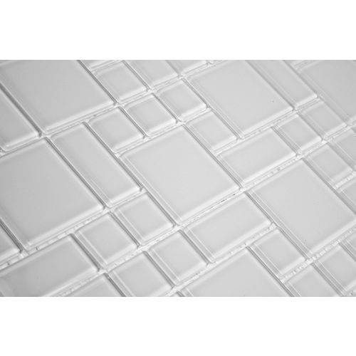 Tamanhos, Medidas e Dimensões do produto Pastilha de Vidro Modulare MTS200 Branco 30x30
