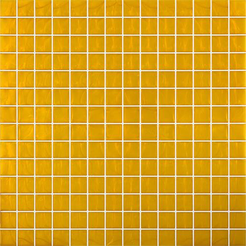 Tamanhos, Medidas e Dimensões do produto Pastilhas Ecológicas Rivesti Madrepérola Amarelo Cedro 9 Placas 33x33cm